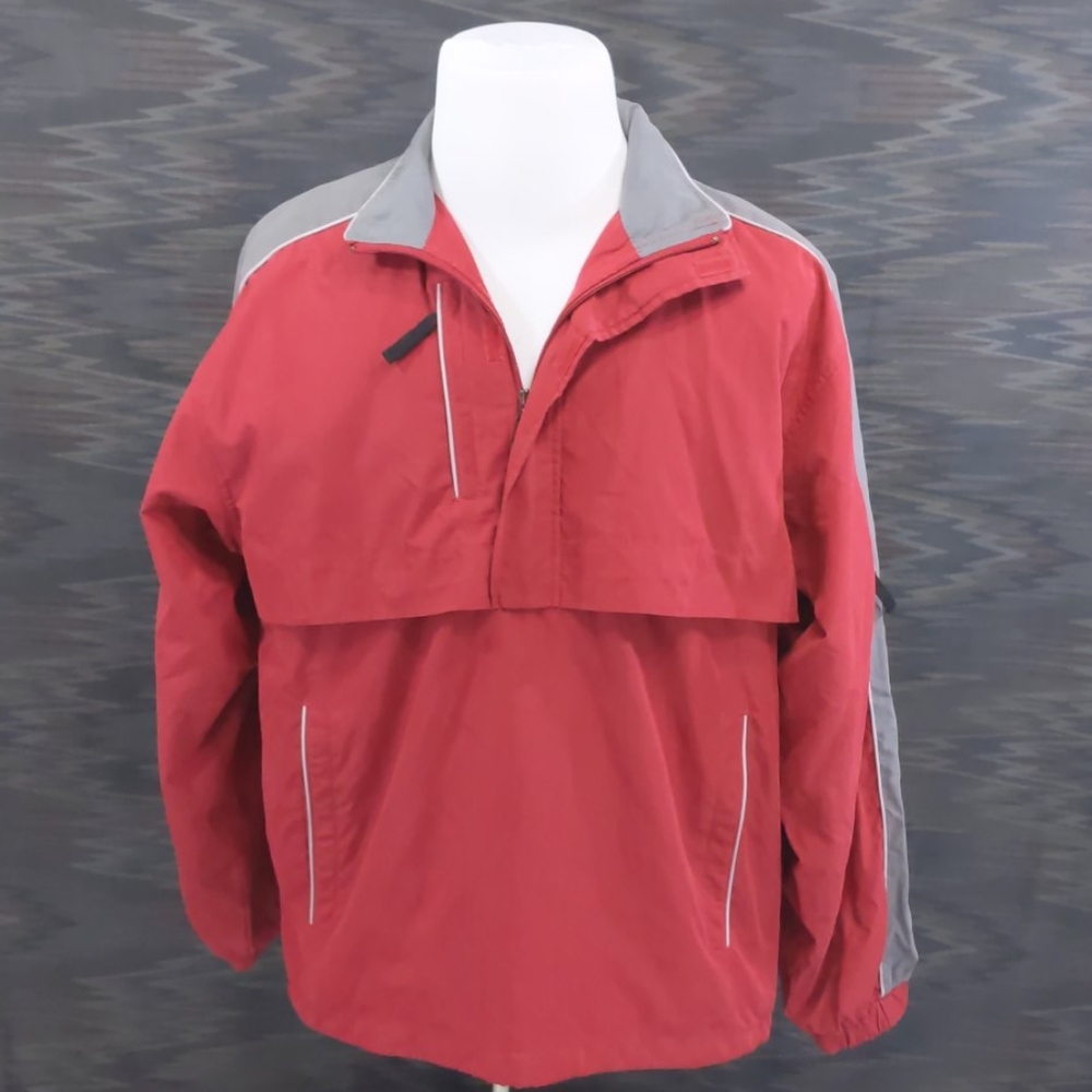 Men's Antigua 1/2 Zip Golf Rain/Windbreaker Size M